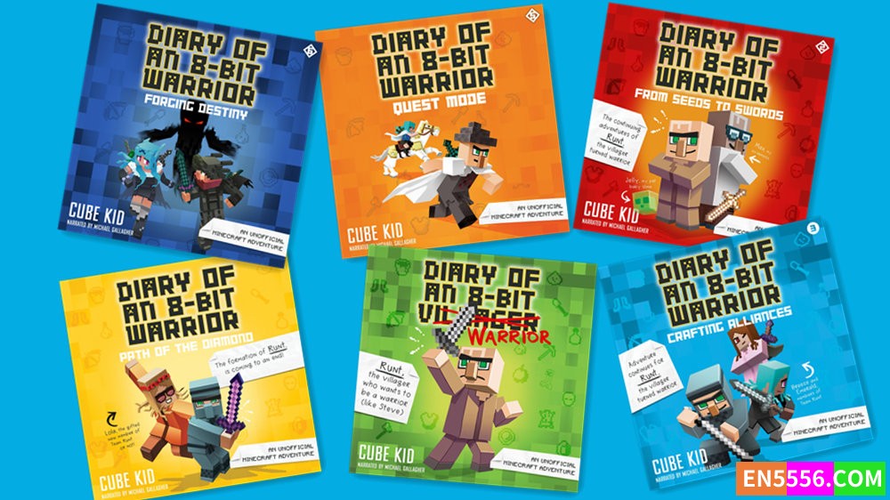 Diary of an 8-Bit Warrior Series 1-6 - Cube Kid 有声书音频M4B8162 作者:英语小助手 帖子ID:281789 