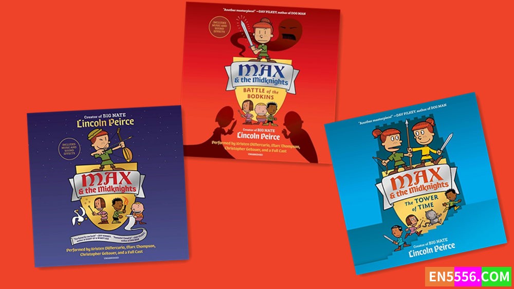Max and the Midknights Series 1-3 - Lincoln Peirce 有声书音频MP3 +电子书7232 作者:英语小助手 帖子ID:281887 