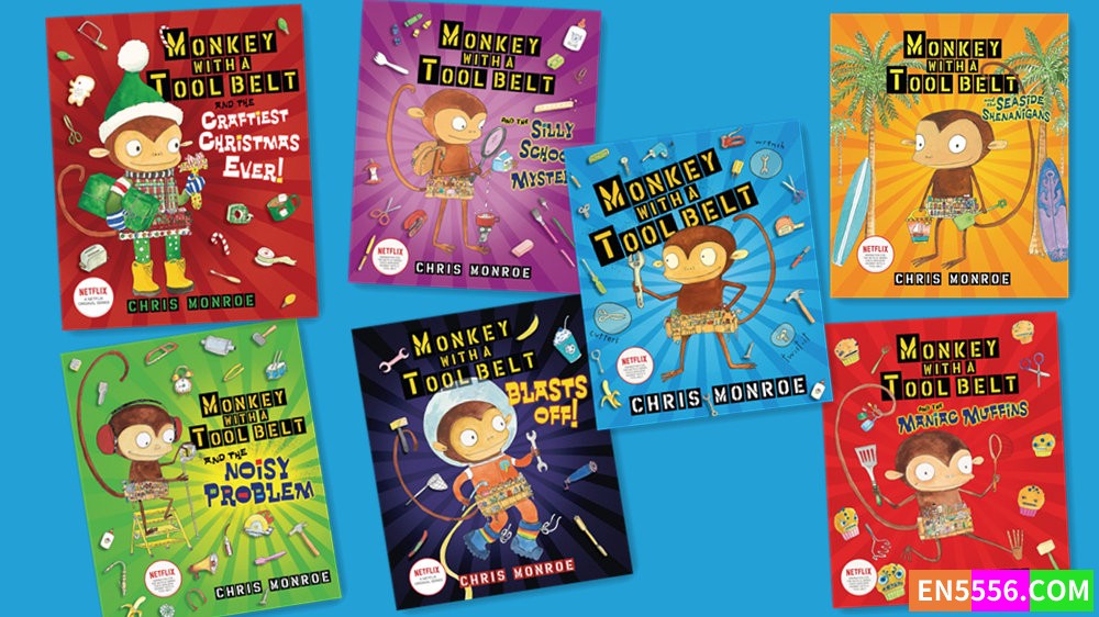 Monkey with a Tool Belt Series 1-7 - Chris Monroe 有声书音频MP3+电子书1696 作者:英语小助手 帖子ID:282080 