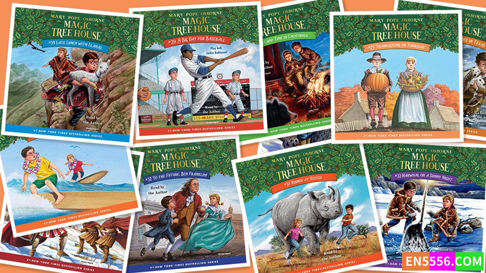 Magic Tree House Series 1-39 + Merlin Missions 1-27- Mary Pope Osborne 神奇树屋 有声书音频mp3+电子书7981 作者:英语小助手 帖子ID:282291 