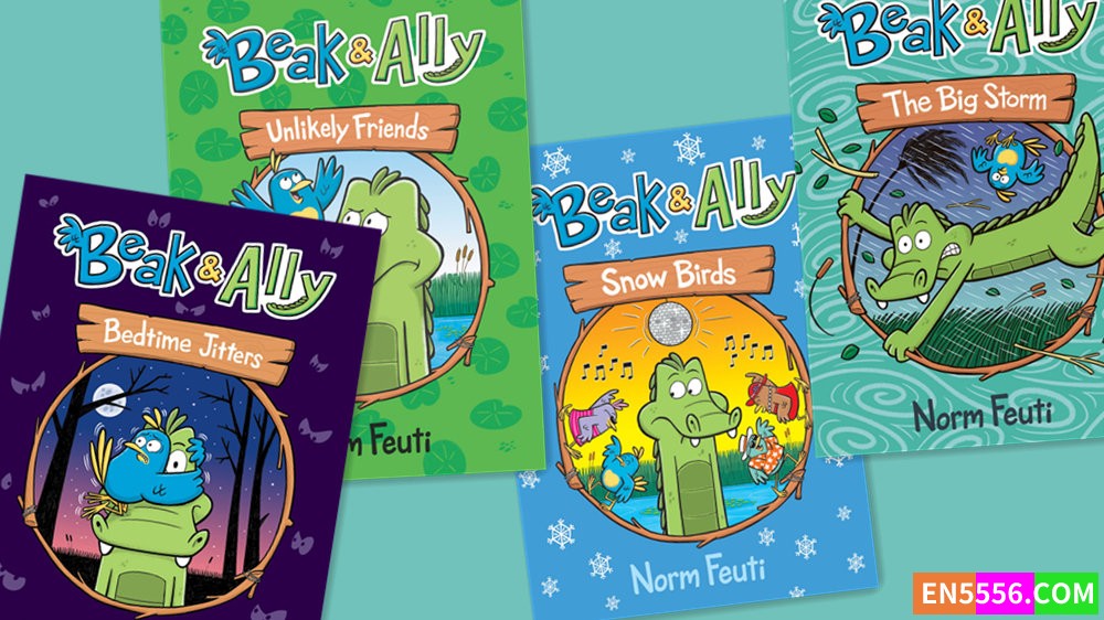Beak &amp; Ally Series 1-4 - Norm Feuti 漫画 cbr4538 作者:英语小助手 帖子ID:282359 