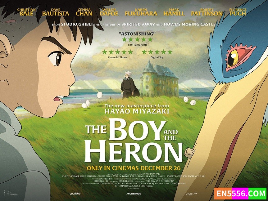 The Boy and the Heron (2023) 苍鹭与少年/男孩与苍鹭/你们是怎样活下去的 - 英文版 - 1080p 内置英文等可选字幕2315 作者:英语小助手 帖子ID:282635 