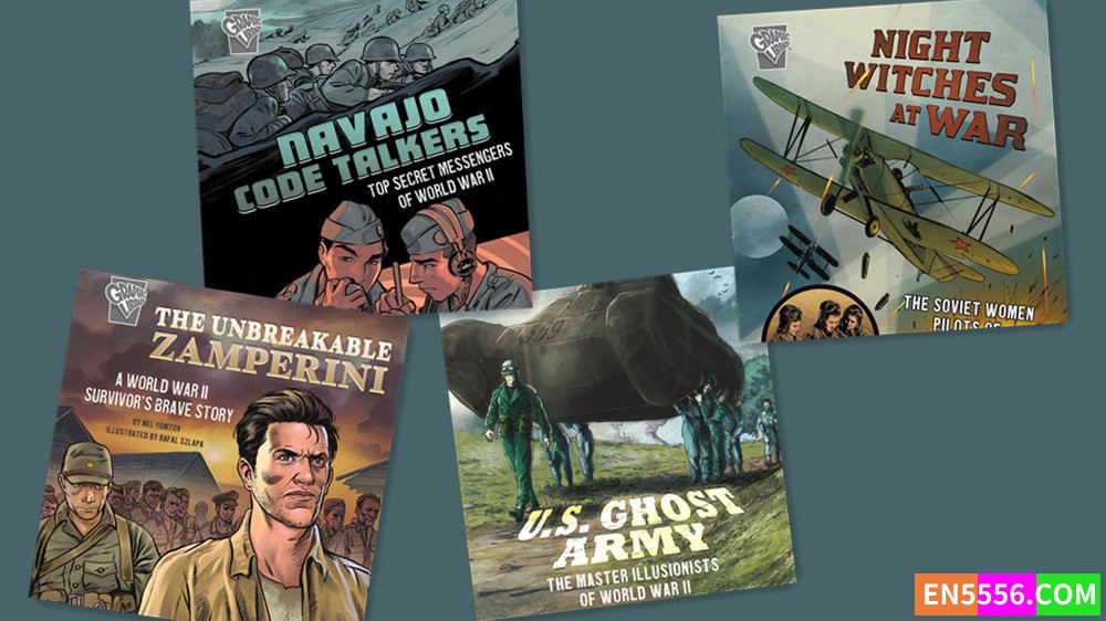 Amazing World War II Stories Series 1-4 有声书音频M4B+MP33090 作者:英语小助手 帖子ID:282638 