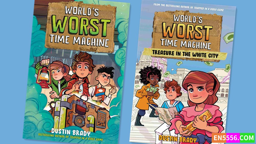 World's Worst Time Machine Series 1-2 - Dustin Brady 有声书音频M4B+MP3+电子书8303 作者:英语小助手 帖子ID:282672 