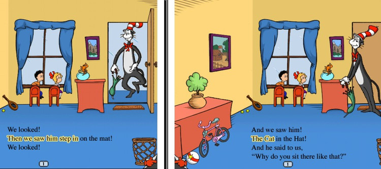苏斯博士的英语启蒙韵律文绘本 The Cat in the Hat 戴帽子的猫(PDF文档+动画+MP3音频)2420 作者:sky 帖子ID:448 